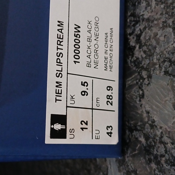 Tiem Slipstrean cycling shoes Black women's size 12 - Picture 6 of 6